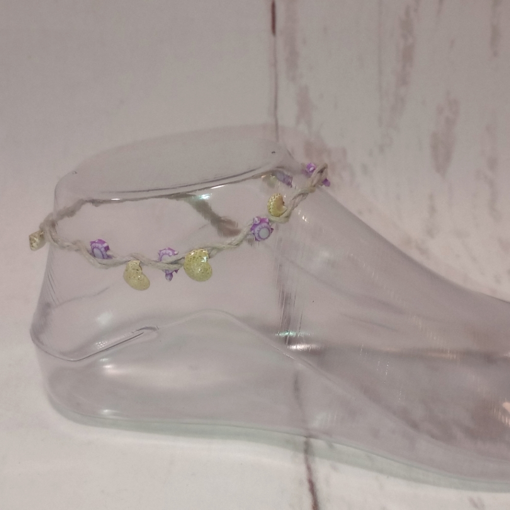 Beachy Ocean Themed Anklet/Bracelet Turtles and Shells